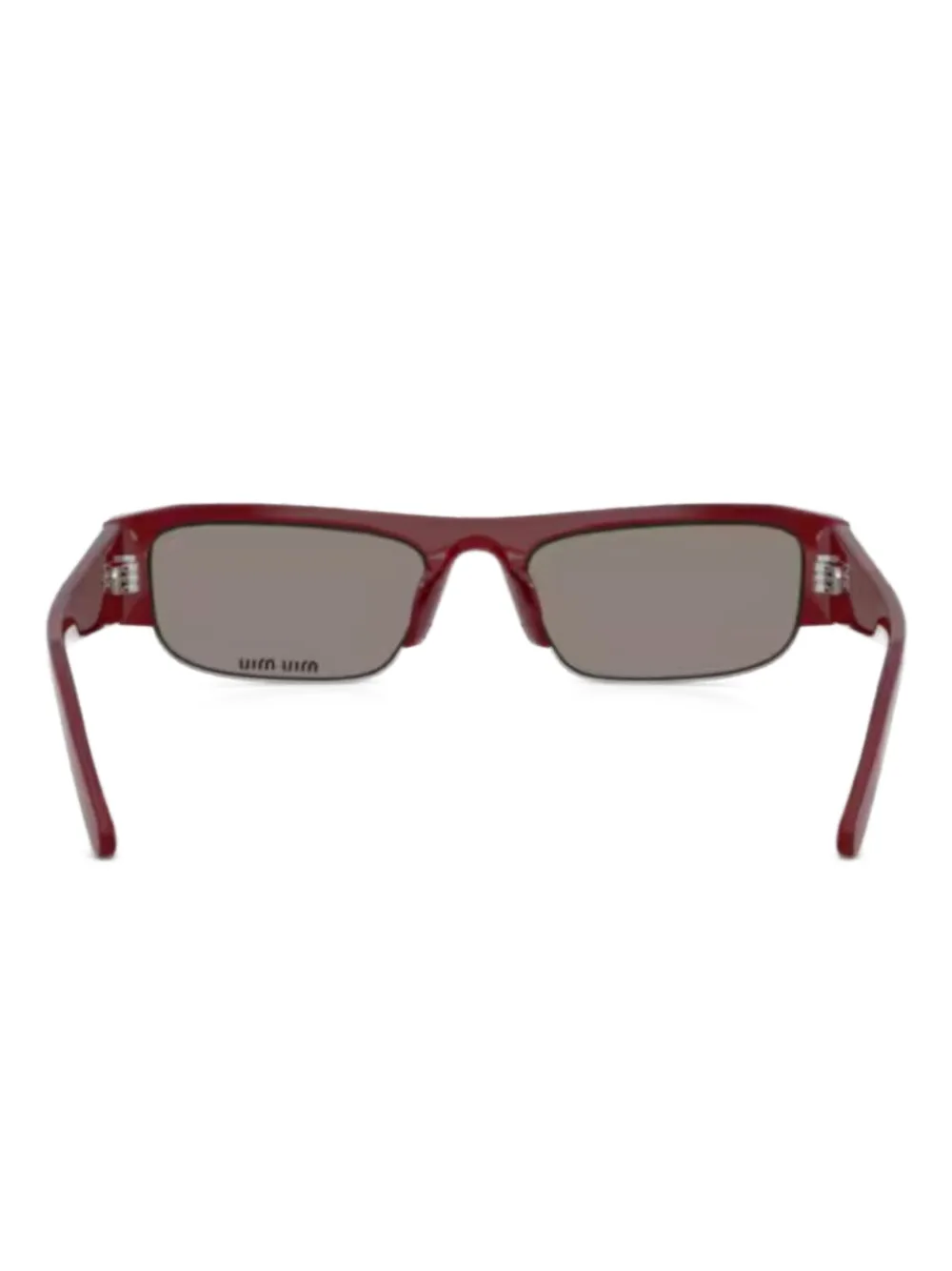 Miu Miu Eyewear rectangle sunglasses | Red | Image 1
