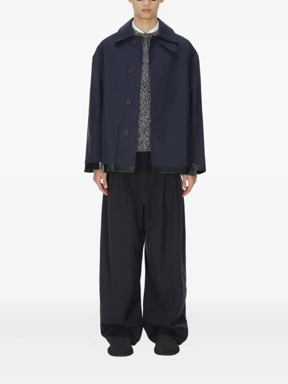 Studio Nicholson 粘合面料短款夹克 | 轻薄夹克 | Image 2