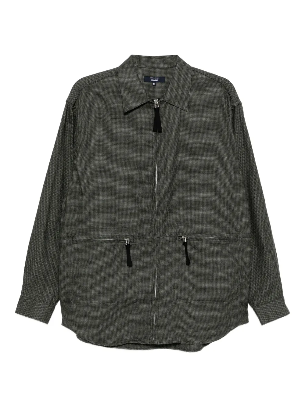 Comme des Garçons Homme checked shirt - Grigio