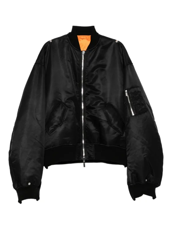 Noir Kei Ninomiya ジップアップ ボンバージャケット | ブラック