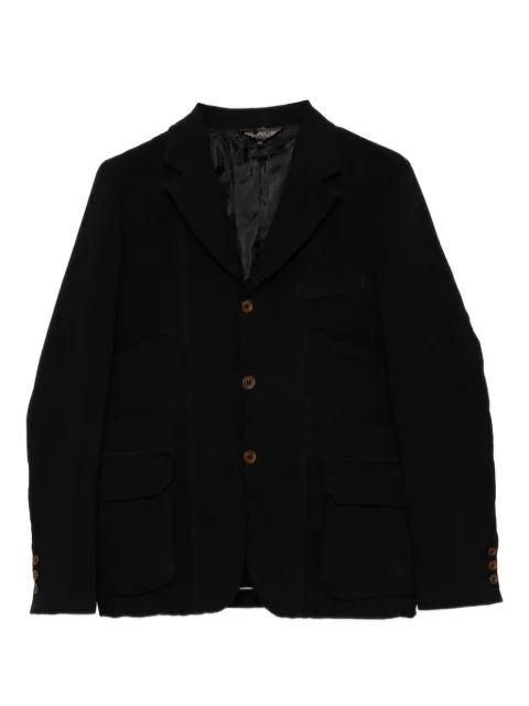 Black Comme Des Garçons panelled blazer