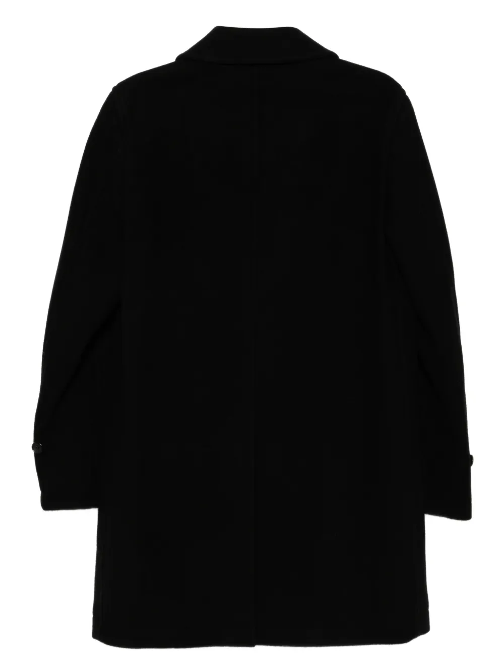 Comme Des Garçons Homme Deux Brushed Coat In Black