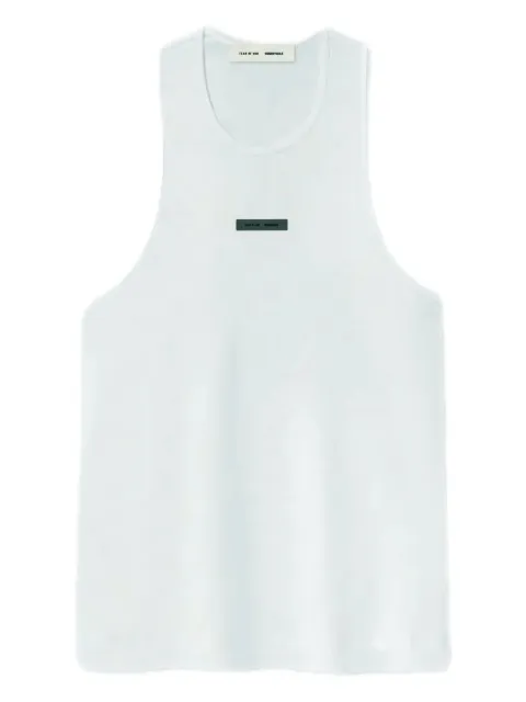 FEAR OF GOD ESSENTIALS logo-plaque vest