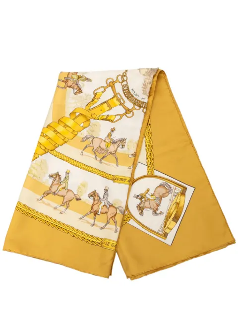 Hermès Pre-Owned 2000-2025 Les Allures du Cheval Silk Scarf scarves