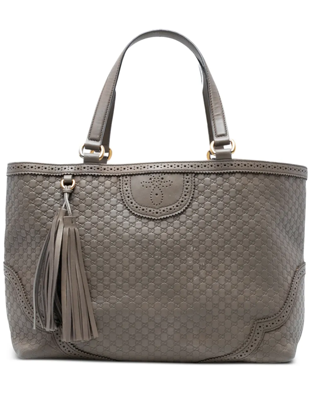 Gucci Pre-Owned 2016-2025 Large Microguccissima Brogue Duilio tote bag Gucci Pre-Owned 2016-2025 Large Microguccissima Brogue Duilio tote bag