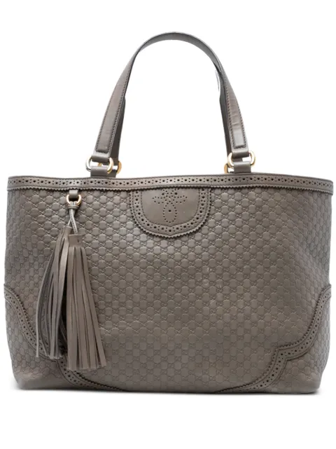 Gucci Pre-Owned 2016-2025 Large Microguccissima Brogue Duilio tote bag