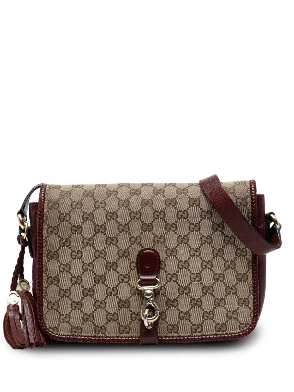 Gucci Pre-Owned 2016-2025 GG Canvas Marrakech crossbody bag - ブラウン Gucci Pre-Owned 2016-2025 GG Canvas Marrakech crossbody bag - ブラウン