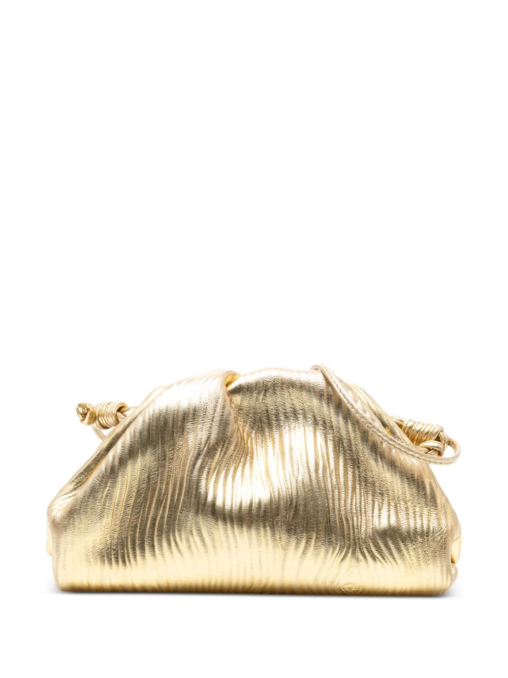 Bottega Veneta Pre-Owned 2012-2025 Metallic Bark Embossed Calfskin The Bottega Veneta Pre-Owned 2012-2025 Metallic Bark Embossed Calfskin The