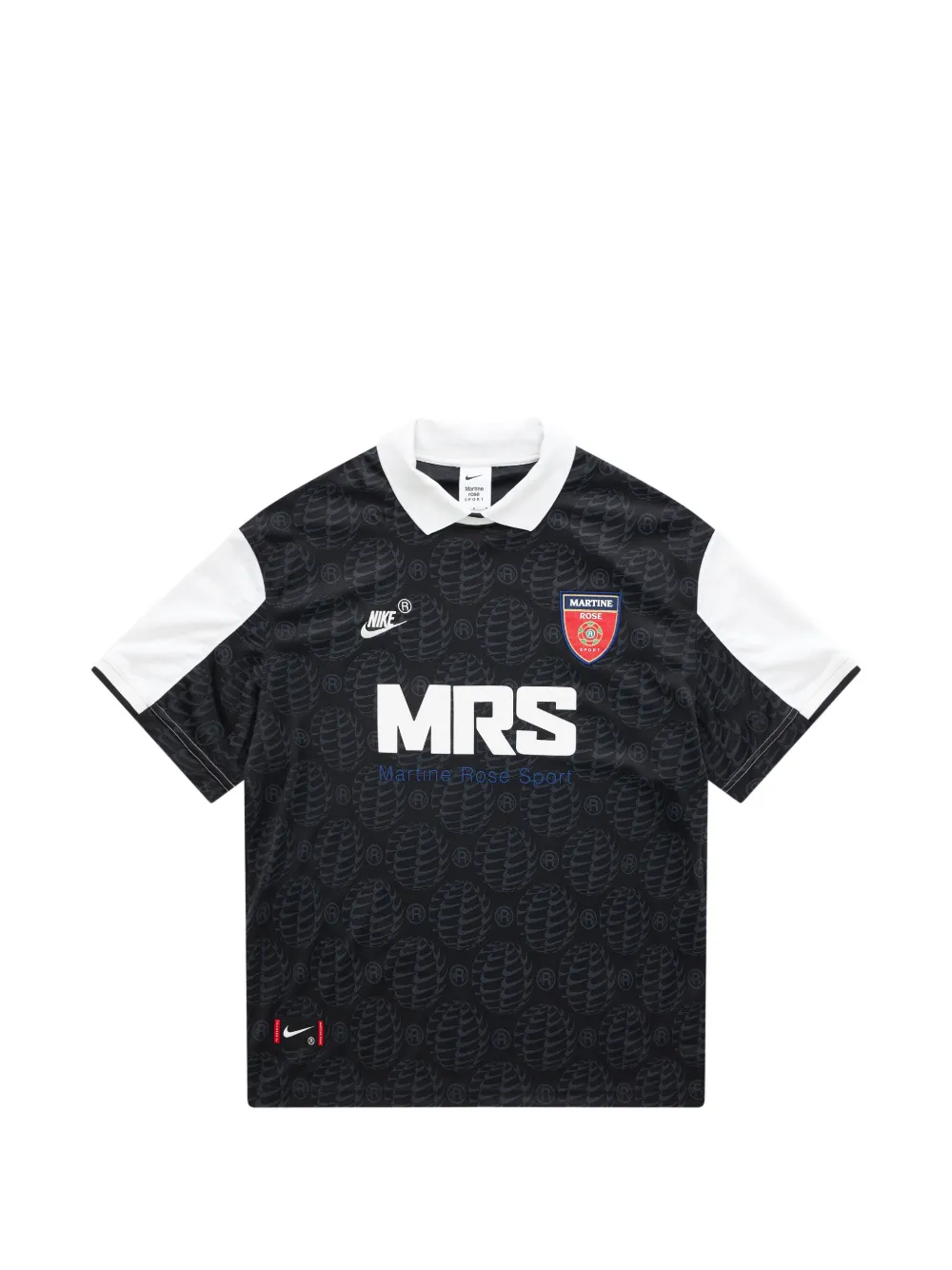 Nike monogram-pattern colour-block T-shirt - Nero
