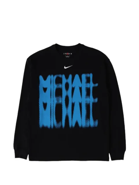 Nike graphic-print long-sleeve T-shirt