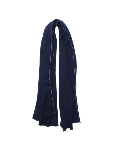 Comme Des Garçons x William Welstead herringbone frayed scarf