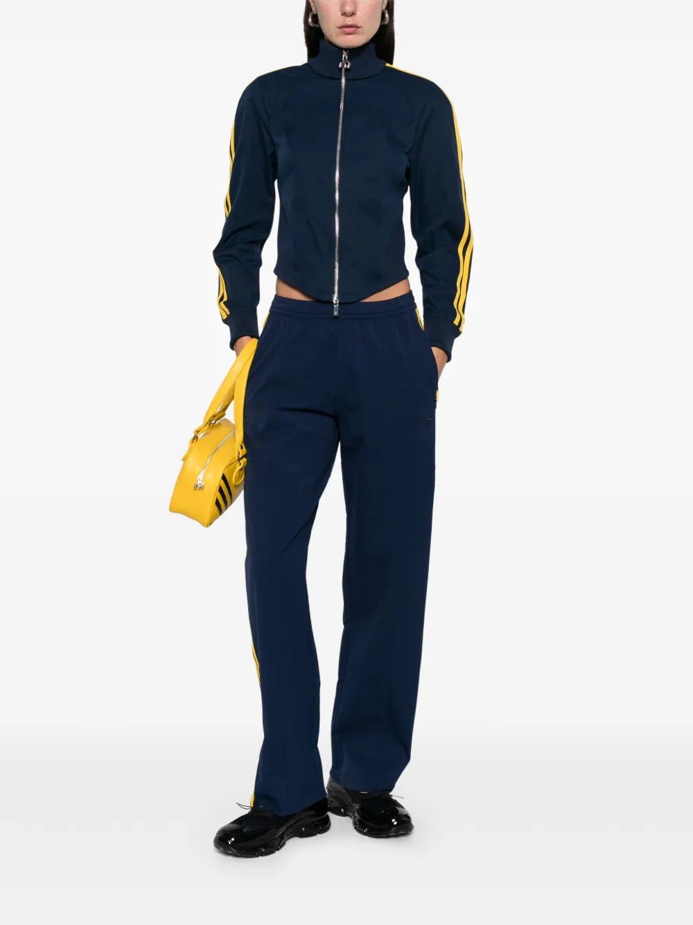 Adidas x Miaou 3-stripes-logo trousers - Blauw