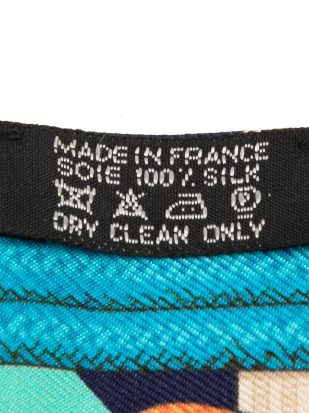 HERMES Pre-owned 20th Century Objets De Curiosite Silk Twilly Scarf Scarves In Blue