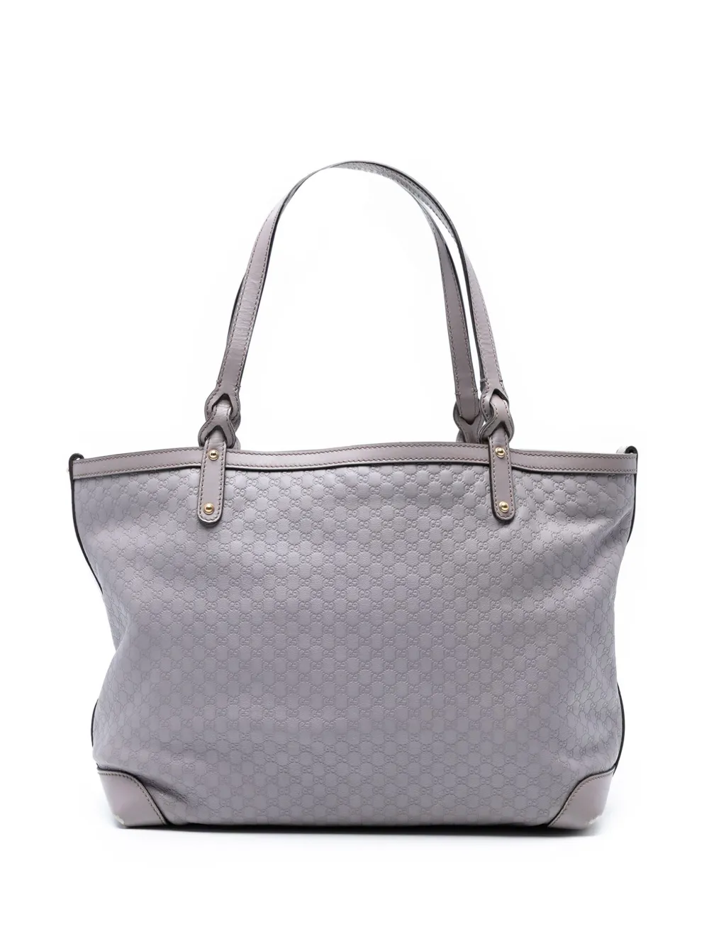 Gucci Pre-Owned 2016-2025 Medium Microguccissima Craft tote bag - パープル Gucci Pre-Owned 2016-2025 Medium Microguccissima Craft tote bag - パープル