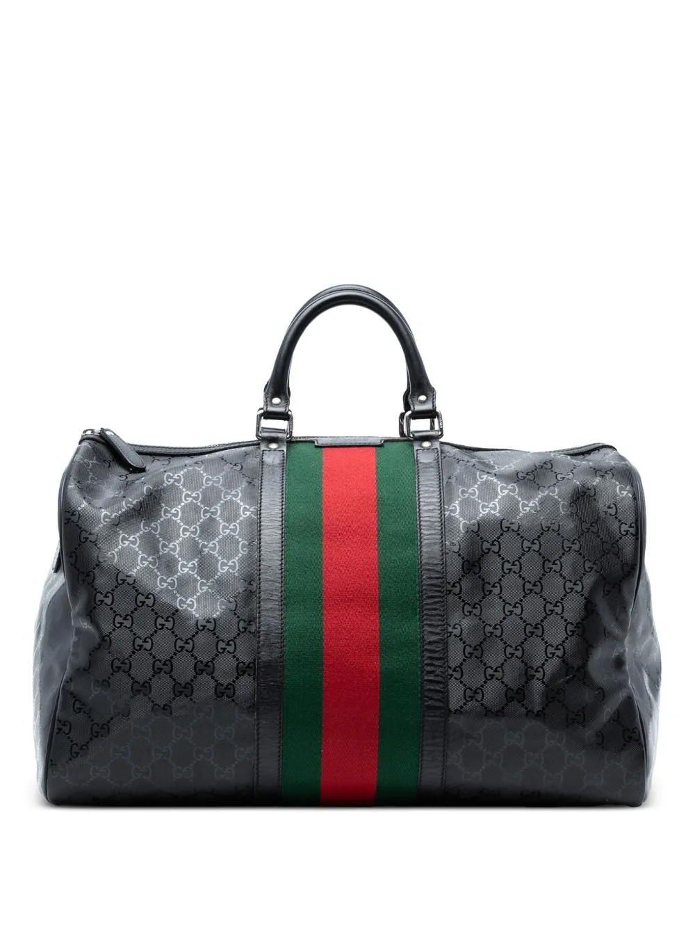 Gucci Pre-Owned 2016-2025 GG Imprime Web Carry On Duffle Bag travel Gucci Pre-Owned 2016-2025 GG Imprime Web Carry On Duffle Bag travel