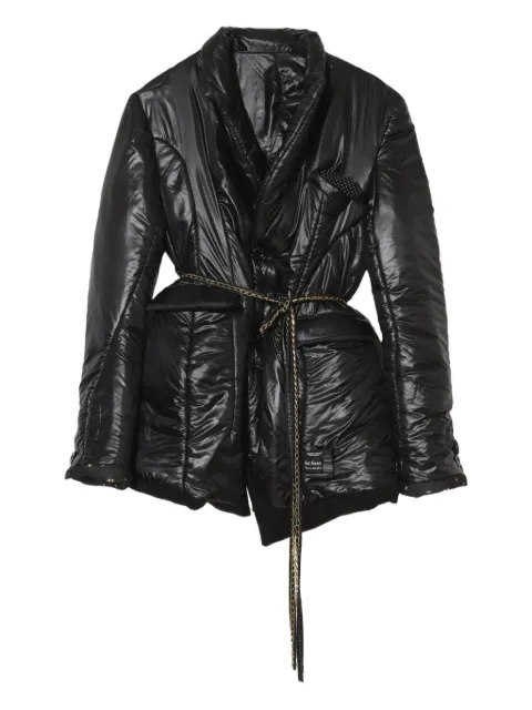 Undercover belted puffer jacket