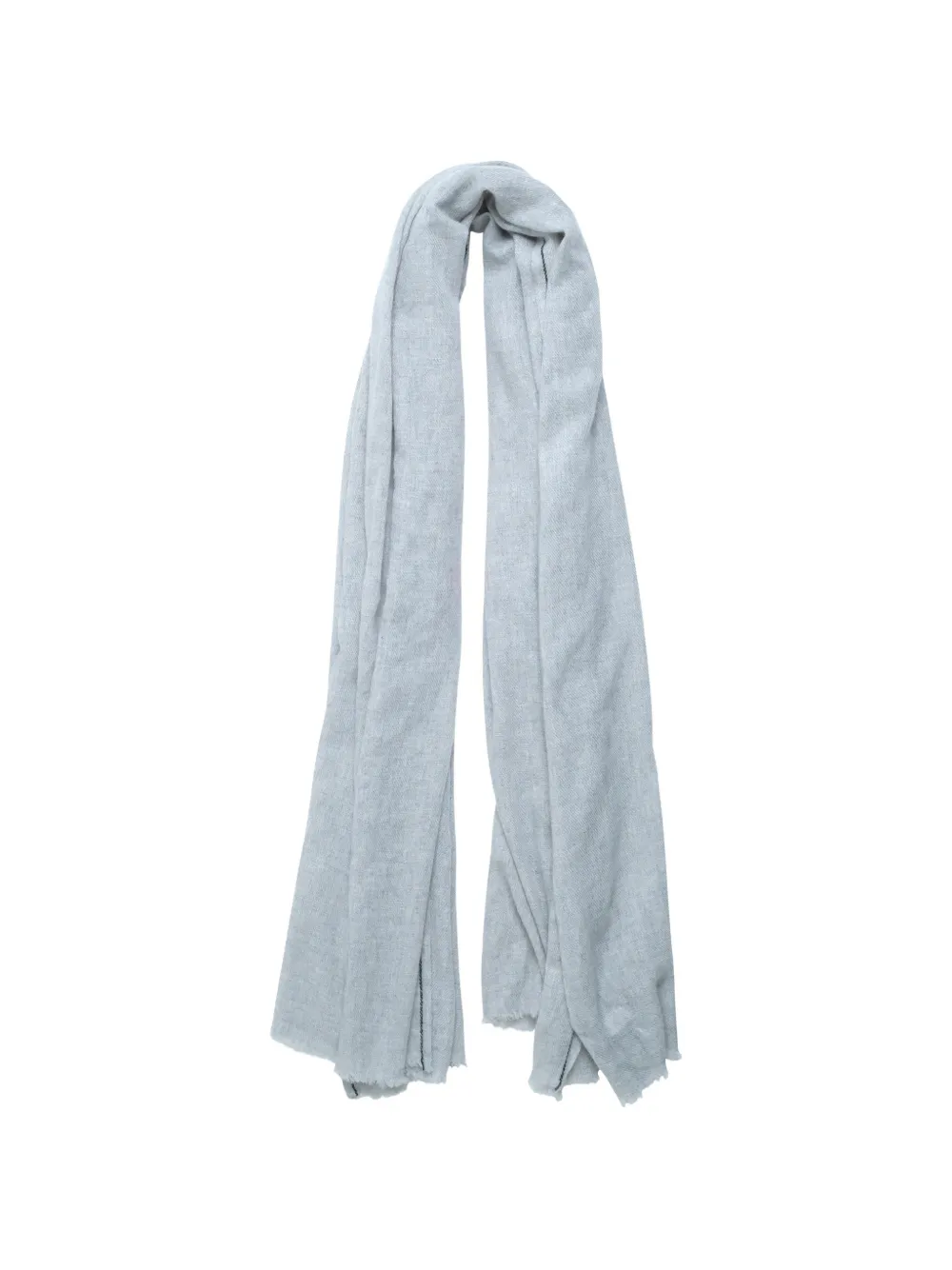 Comme Des Garçons x William Welstead contrast-stitch frayed scarf