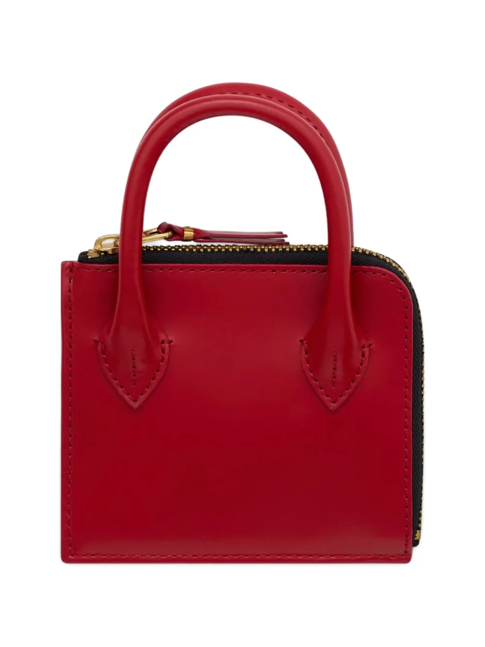 Comme Des Garçons Wallet top handle zip wallet - Rosso