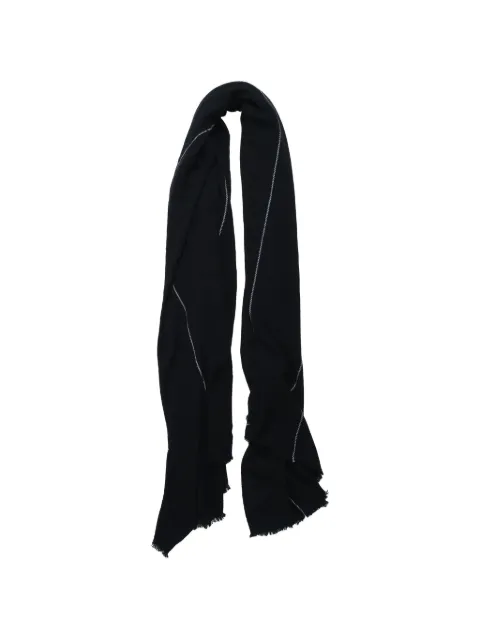 Comme Des Garçons x William Welstead striped frayed scarf