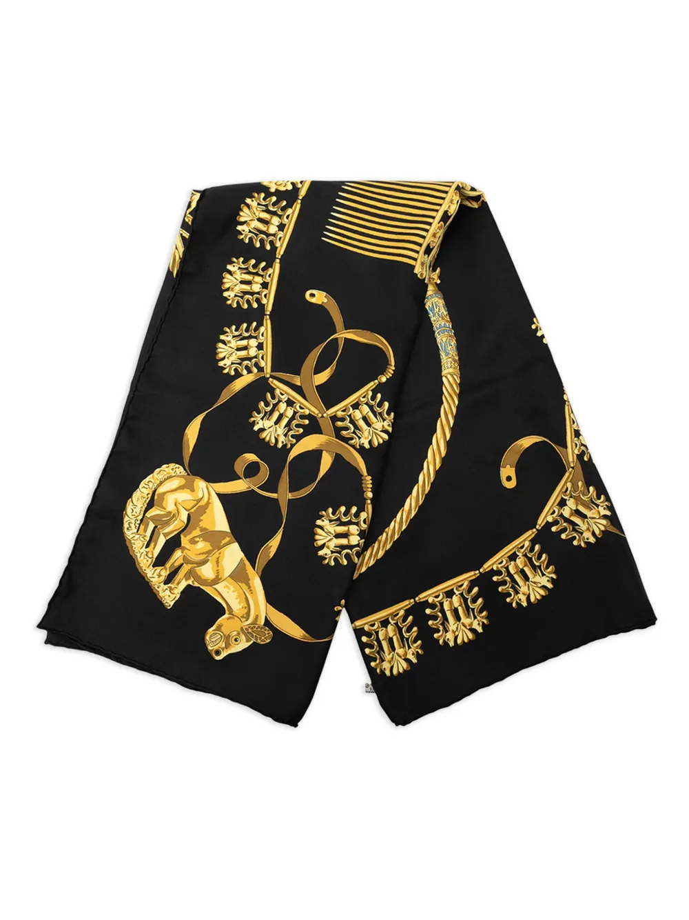 Hermès Pre-Owned 20th Century Les Cavaliers d Or Silk Scarf scarves - Hermès Pre-Owned 20th Century Les Cavaliers d Or Silk Scarf scarves -