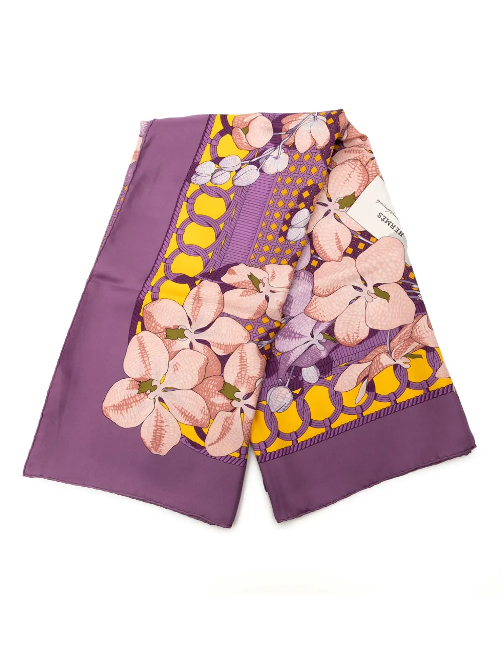 Hermès Pre-Owned 2000-2020 Souvenirs d Asie Silk Scarf scarves - パープル Hermès Pre-Owned 2000-2020 Souvenirs d Asie Silk Scarf scarves - パープル