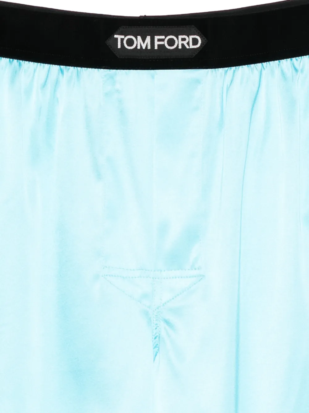 TOM FORD logo-waistband boxers Blauw