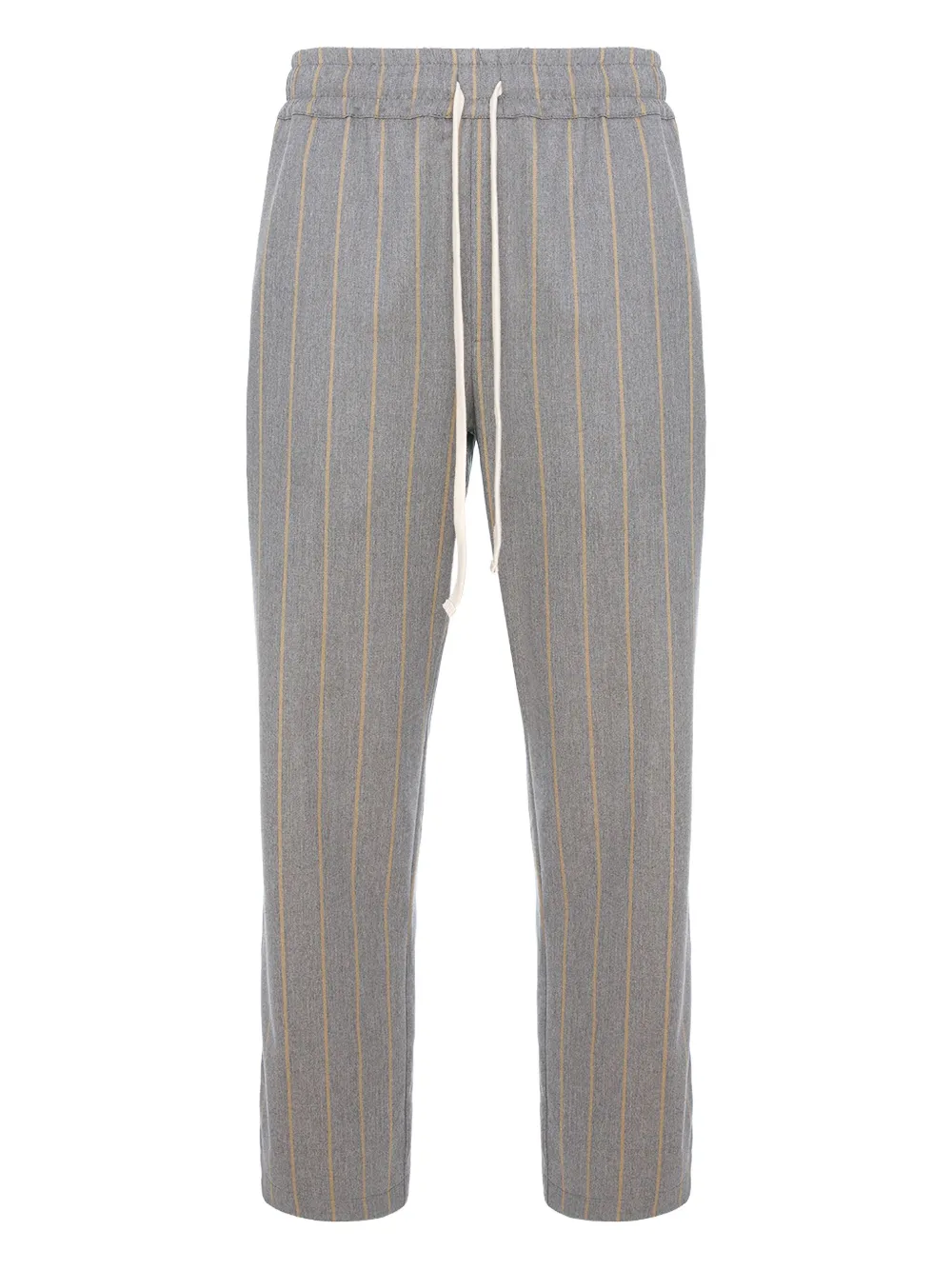 HAMZA striped drawstring-fastening track pants - Grijs