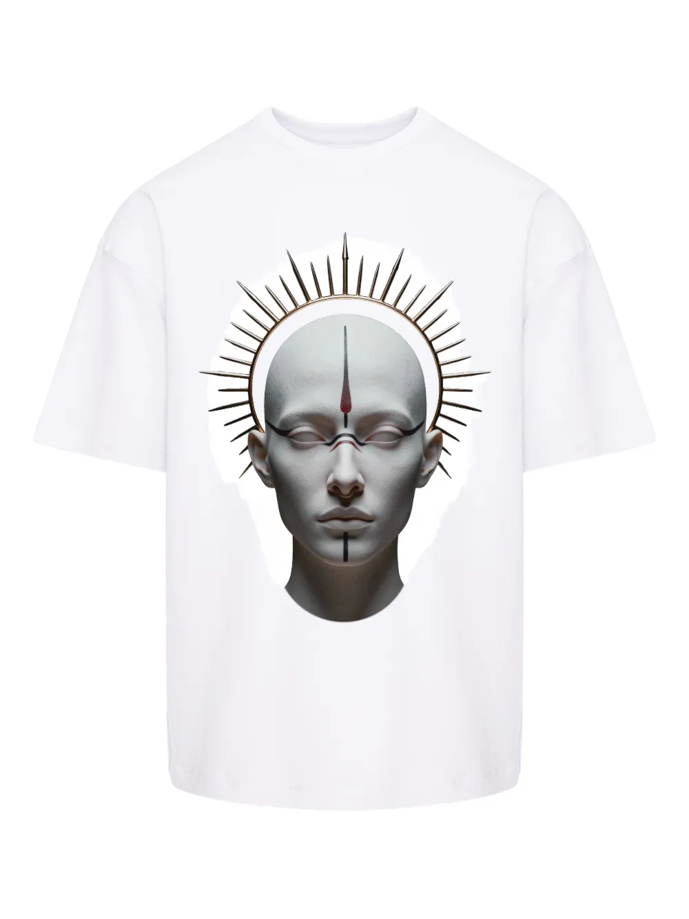 Hamza Monarh Graphic T-shirt In White