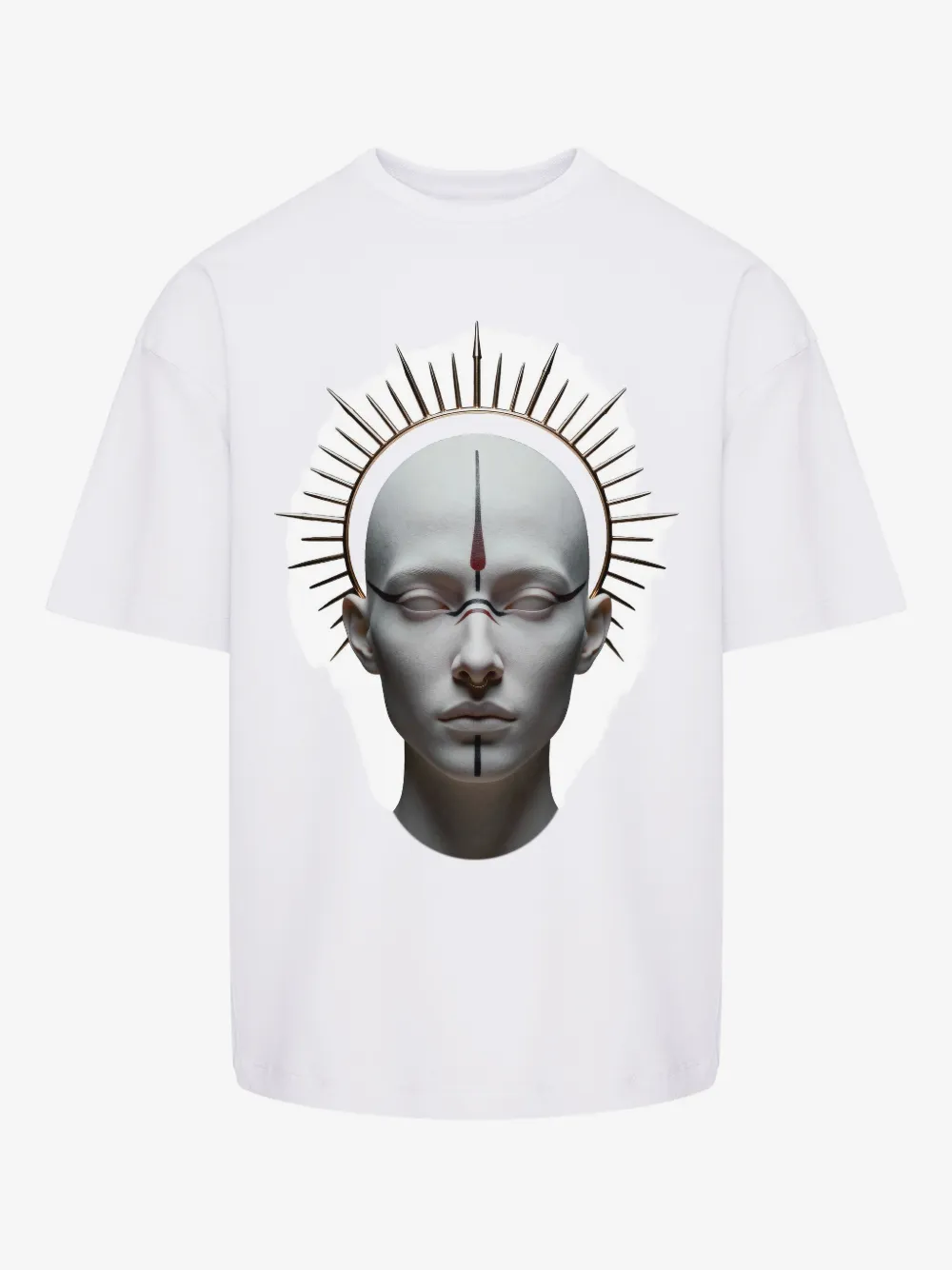 HAMZA Monarh グラフィック Tシャツ | ホワイト | Image 1