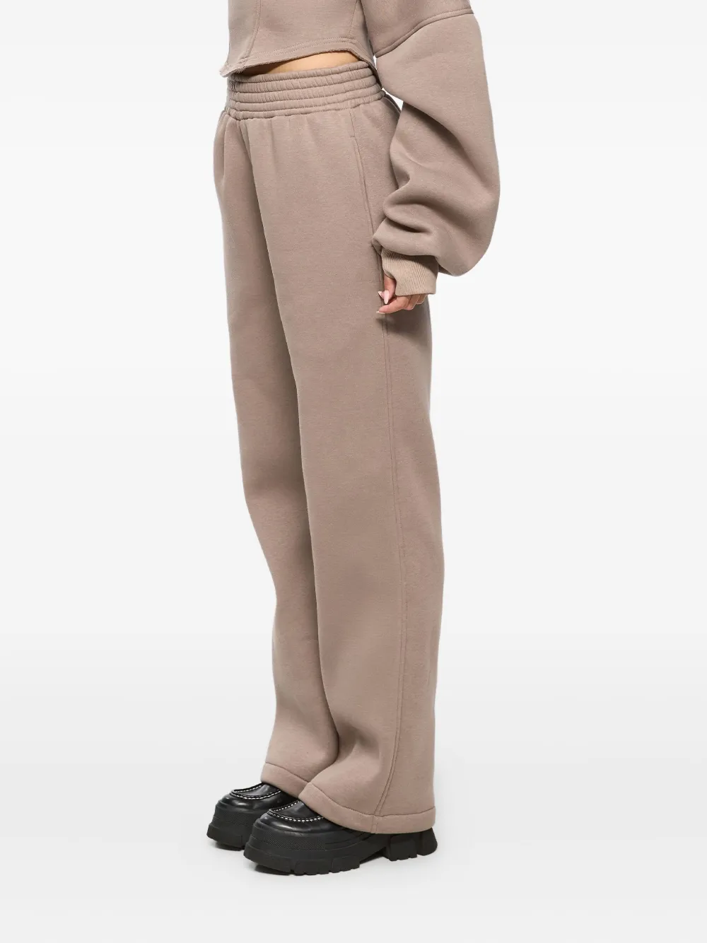 Hamza Goddess Elasticated-waistband Track Pants In Neutral