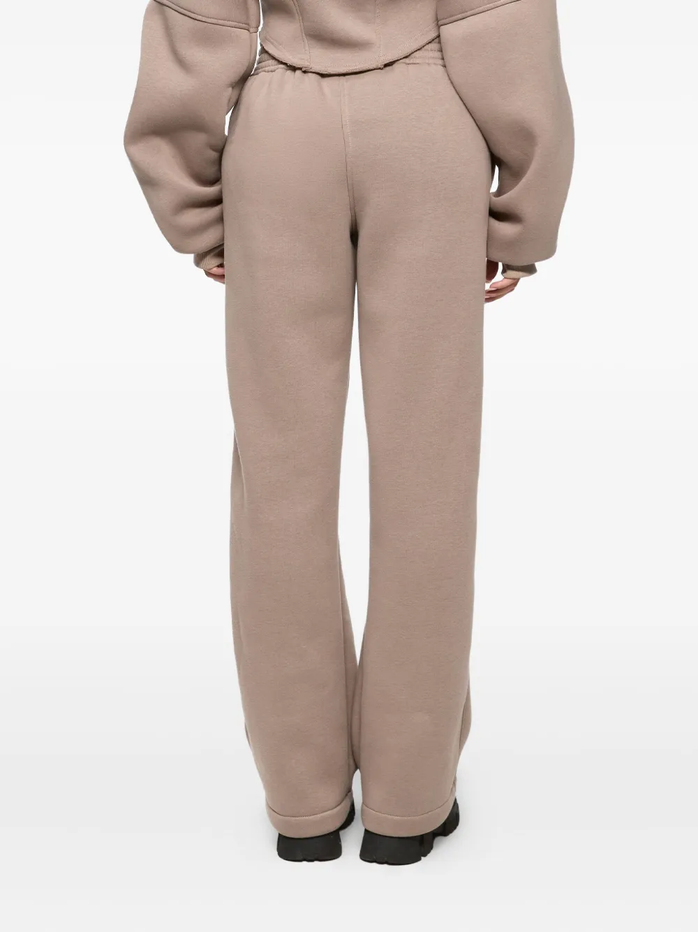 Hamza Goddess Elasticated-waistband Track Pants In Neutral