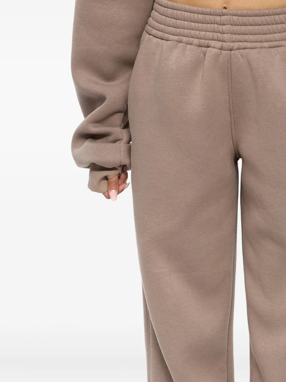 Hamza Goddess Elasticated-waistband Track Pants In Neutral