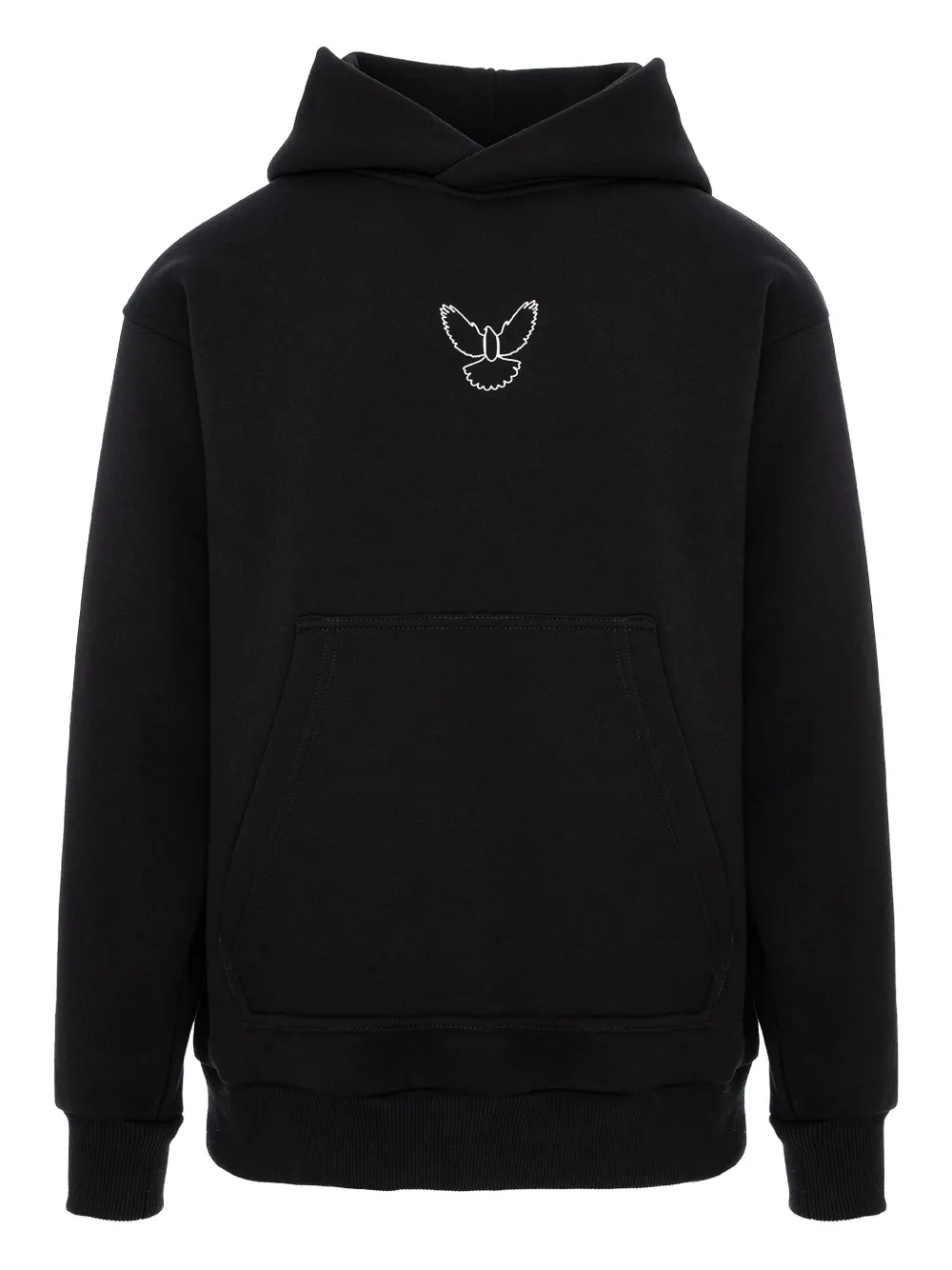 Hamza Saint Graphic Hoodie In Black