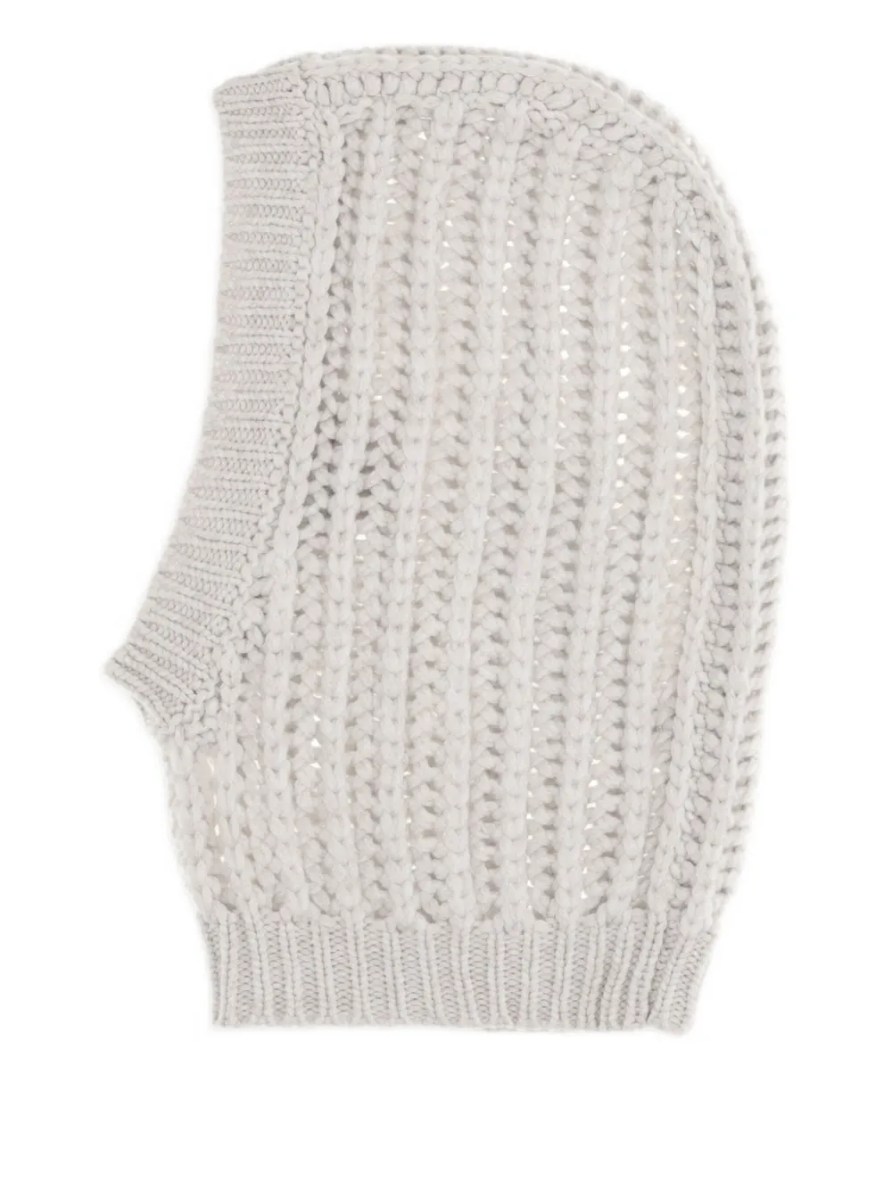 Brunello Cucinelli ribbed balaclava | Grey | Image 1