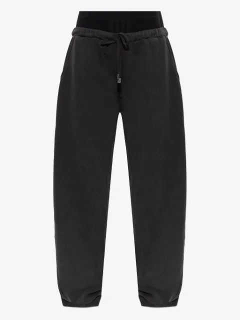 The Attico pantalon de jogging à lien de resserrage