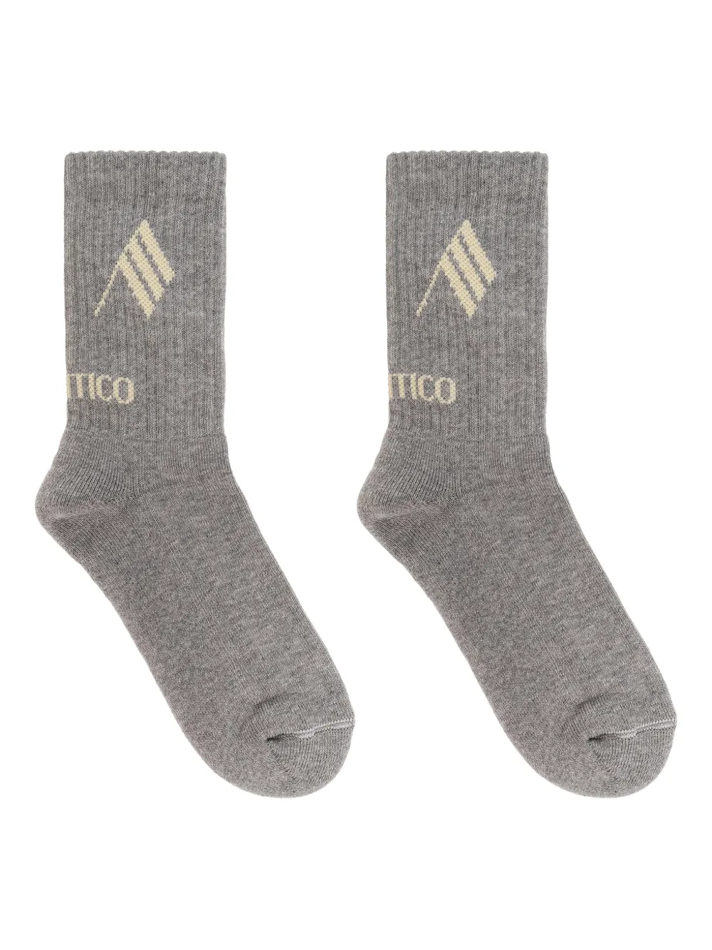 The Attico logo-detail socks | Grey | Image 1