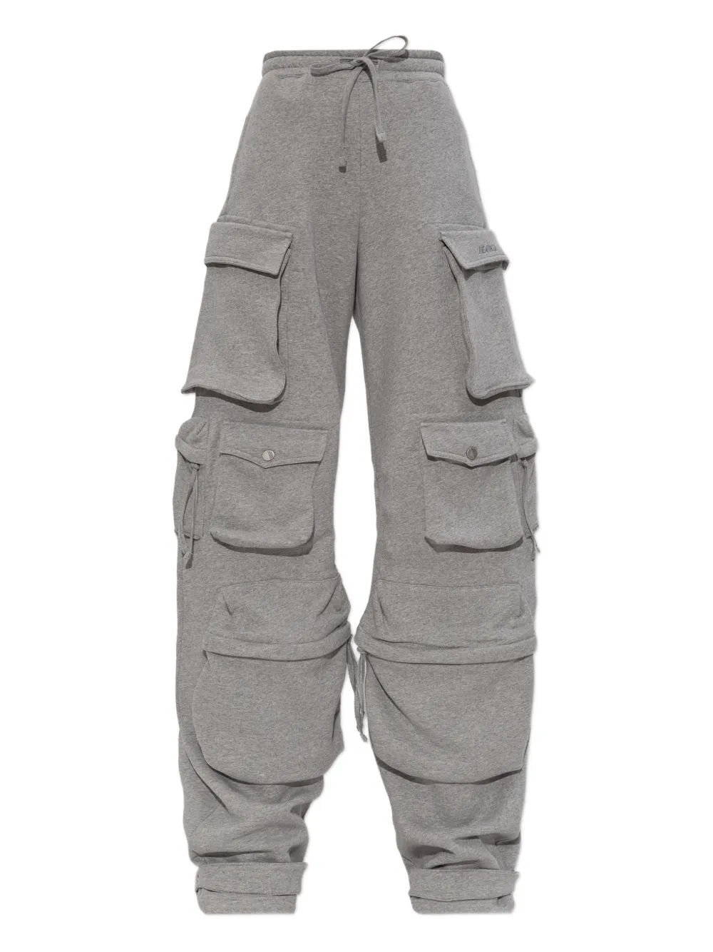 Attico Cargo-pockets Trousers In Gray