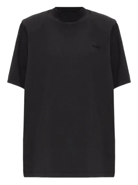 The Attico short sleeve embroidered logo T-shirt