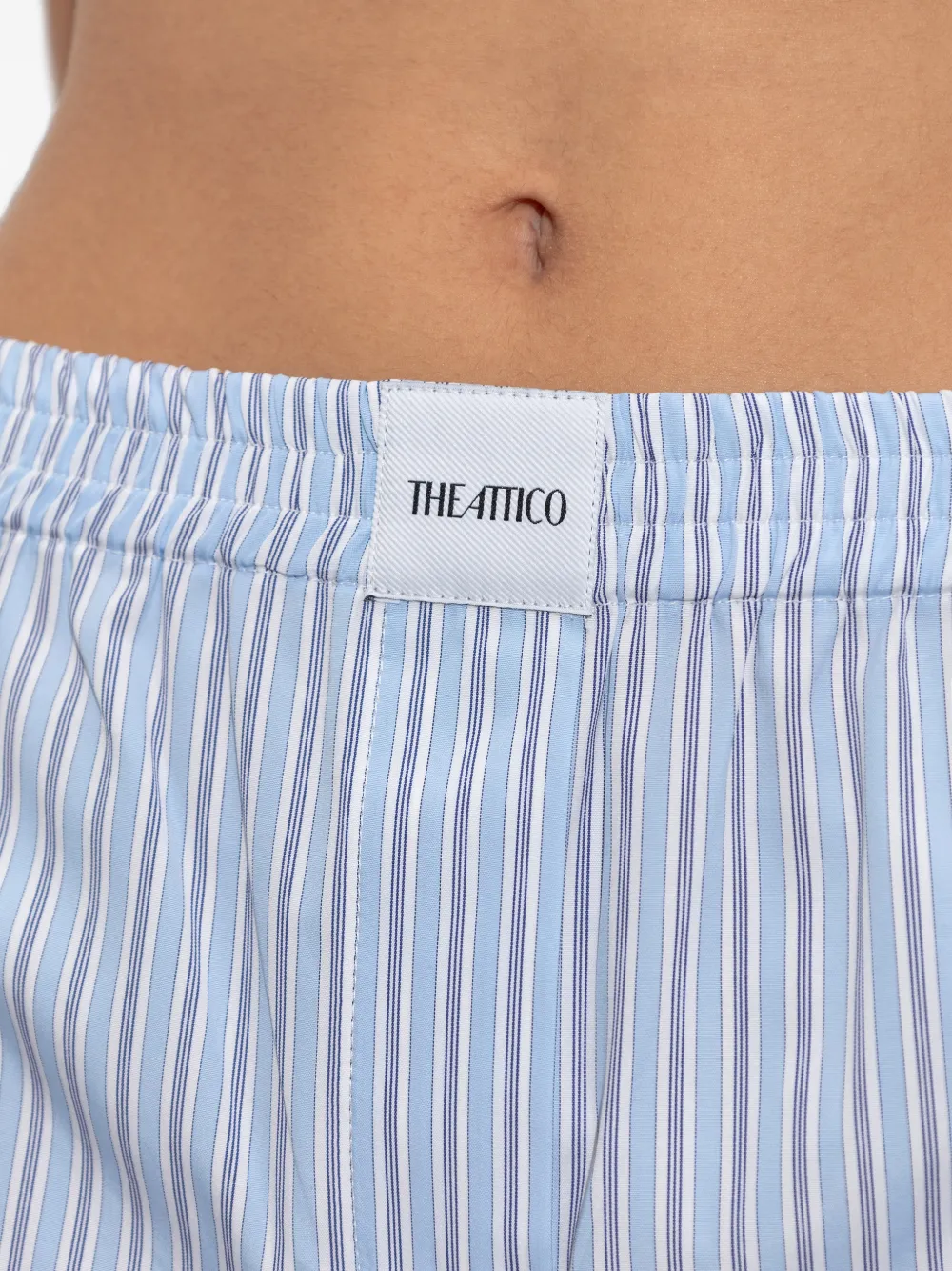 The Attico Gestreepte boxershorts Blauw