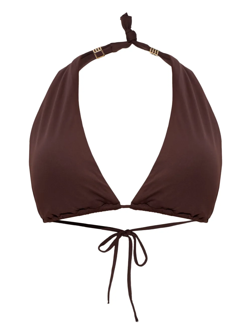 Melissa Odabash Grenada halterneck bikini top - Marrone