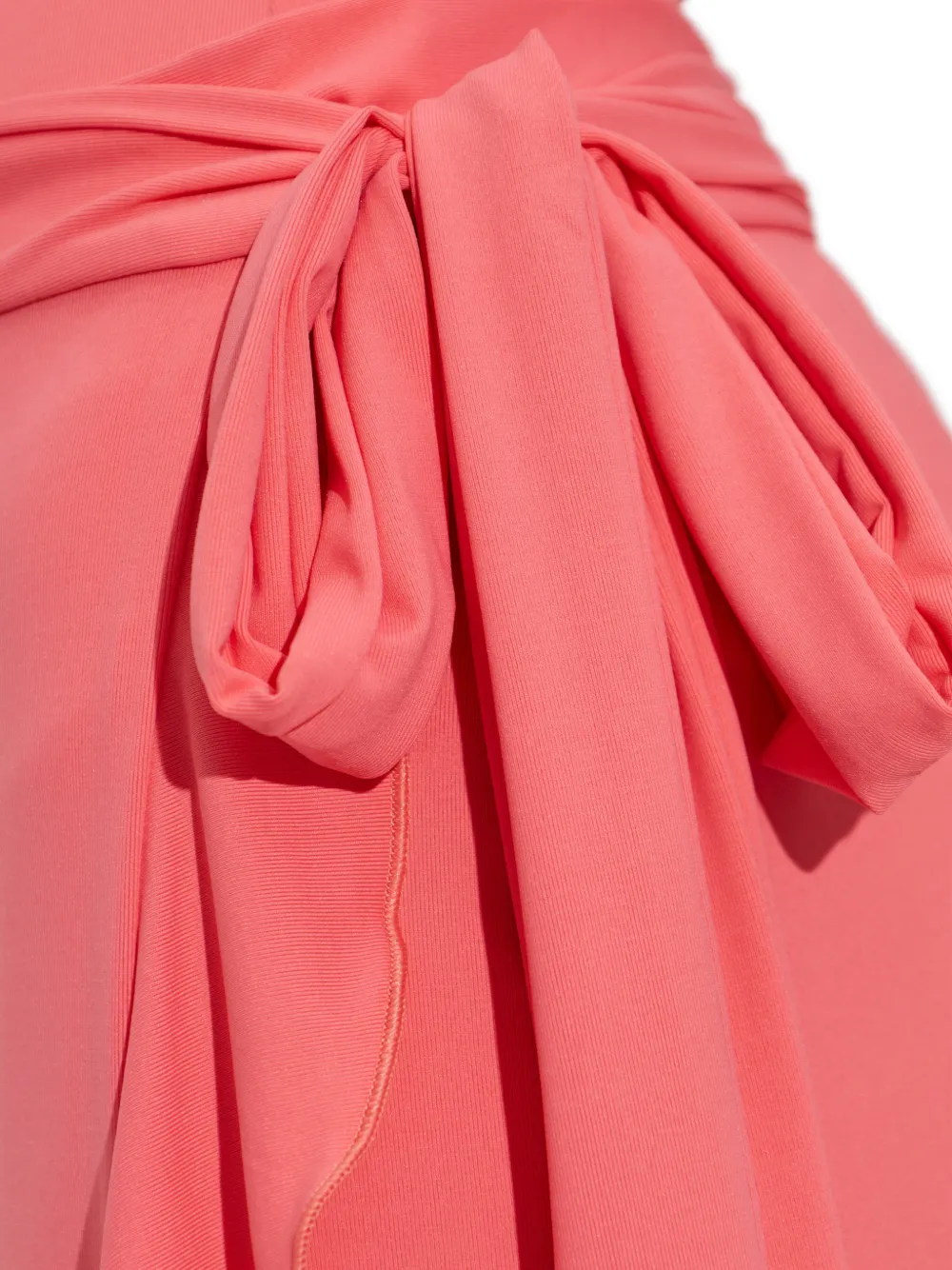 Melissa Odabash Ruffled-trim Tie-fastening Midi Skirt In Pink