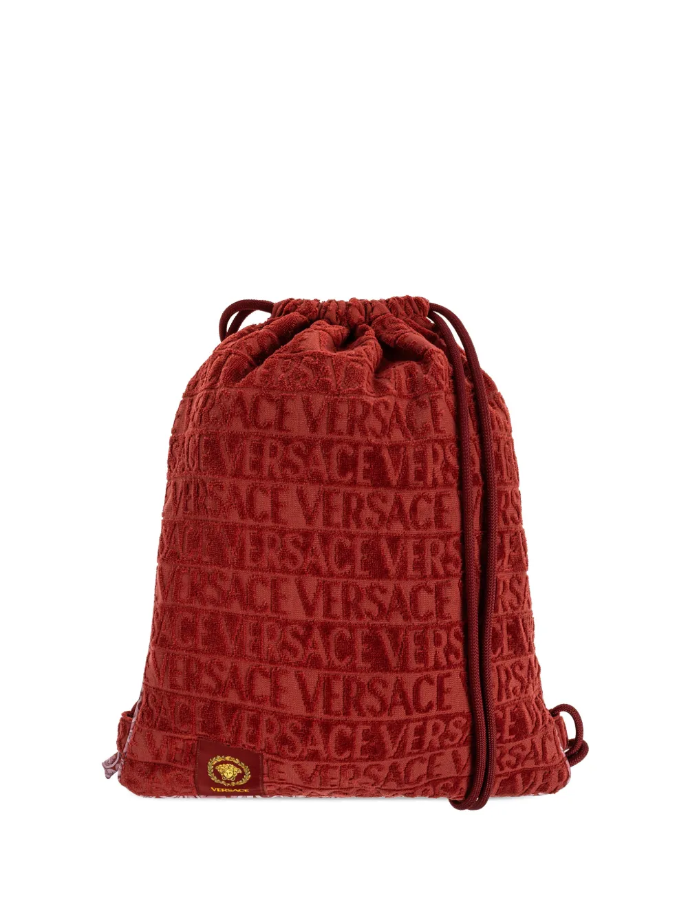 Versace I ♡ Baroque gym carrier backpack - Rosso