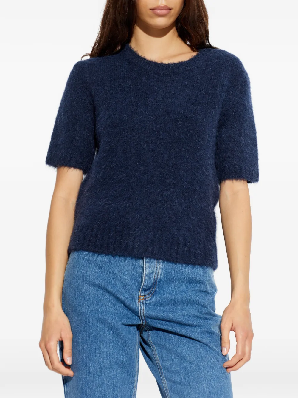  Samsoe Samsoe Sajeanne Short-sleeve Top - Blue 