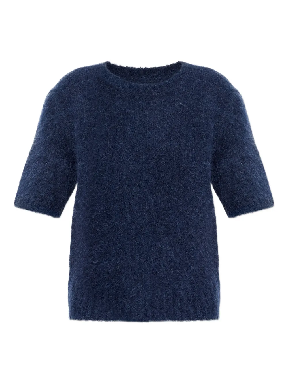 Samsoe & Samsoe Sajeanne Short-sleeve Top In Blue