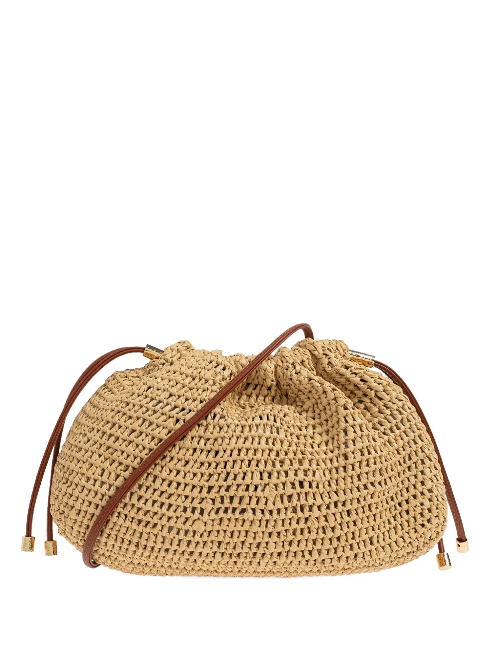 Ulla Johnson Raffia Cross Body Bag In Neutral