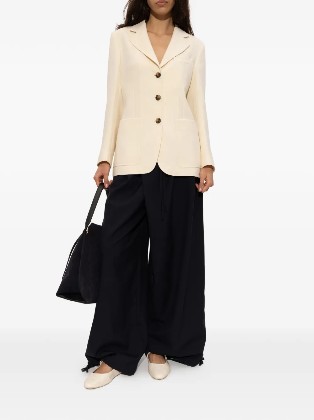 Marsèll Strascico Buckle Ballet Flats In Neutral