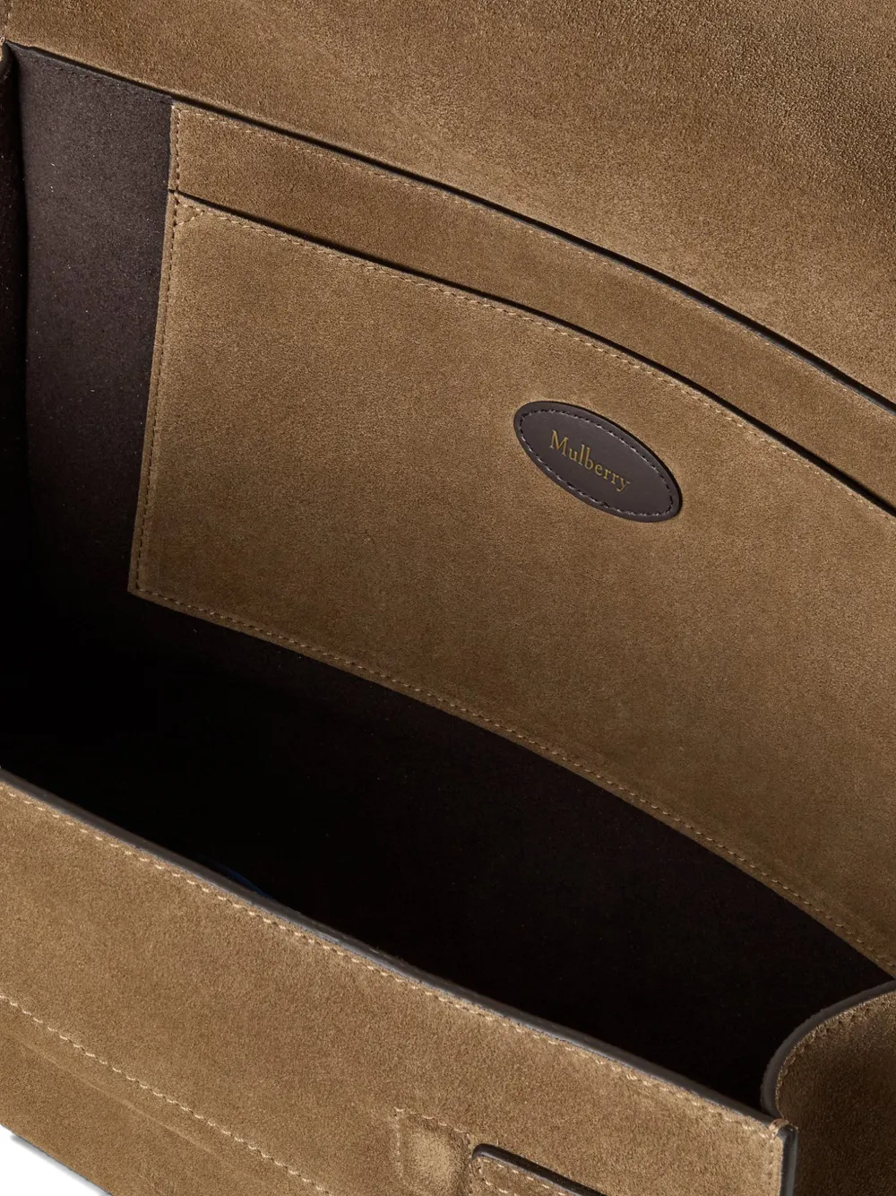 Mulberry Bayswater kleine shopper met omslag Bruin