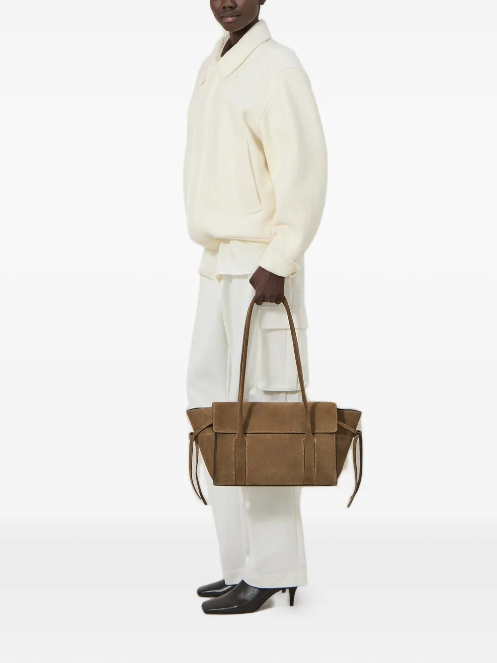 Mulberry Bayswater kleine shopper met omslag Bruin