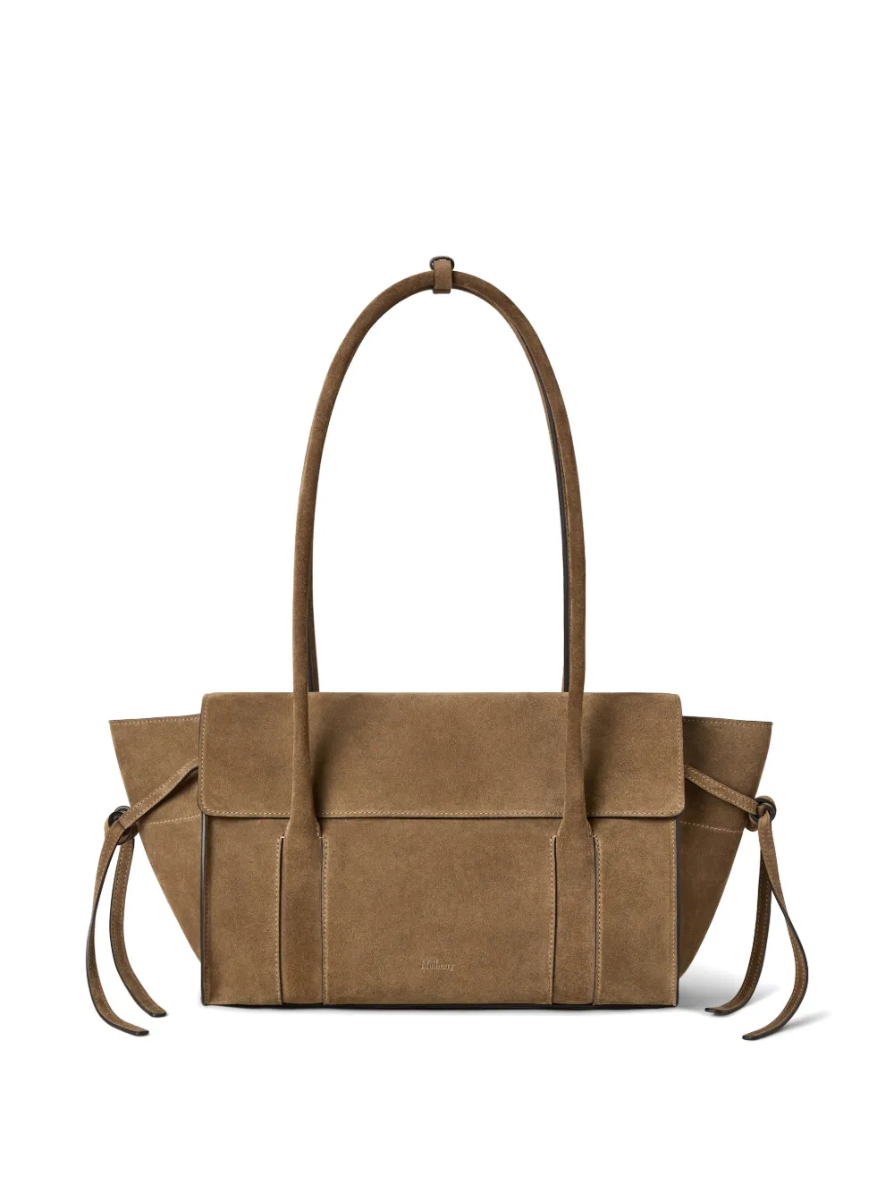 Mulberry small Bayswater flap-top tote bag - Marrone
