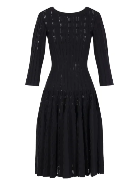 Alaïa crew-neck midi dress